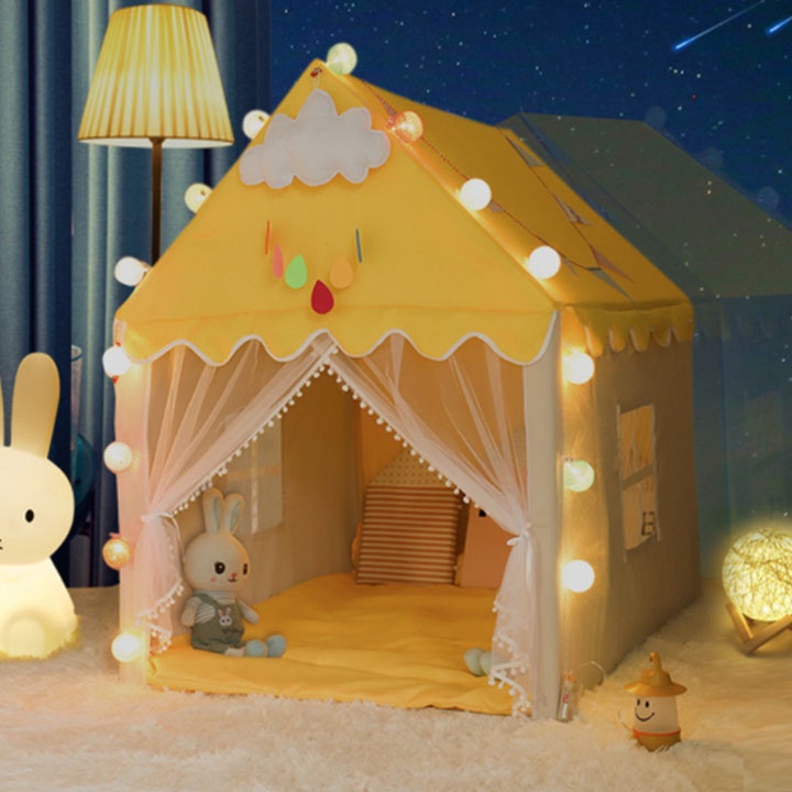 Lều công chúa💥TẶNG ĐÈN NHÁY💥hoàng tử cho bé