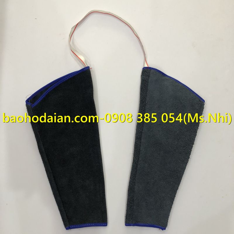 Cặp ống tay vải da bảo vệ tay khi hàn, chống tia lửa, chịu nóng và cách nhiệt