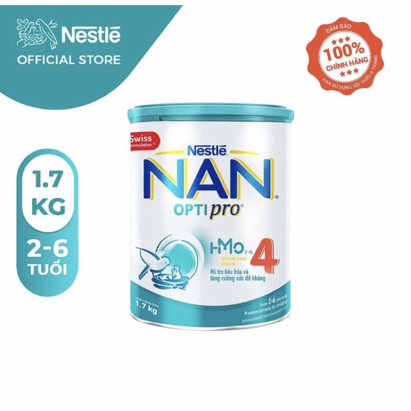 Sữa Bột Nestle NAN Optipro 4 hộp 900g/1700g