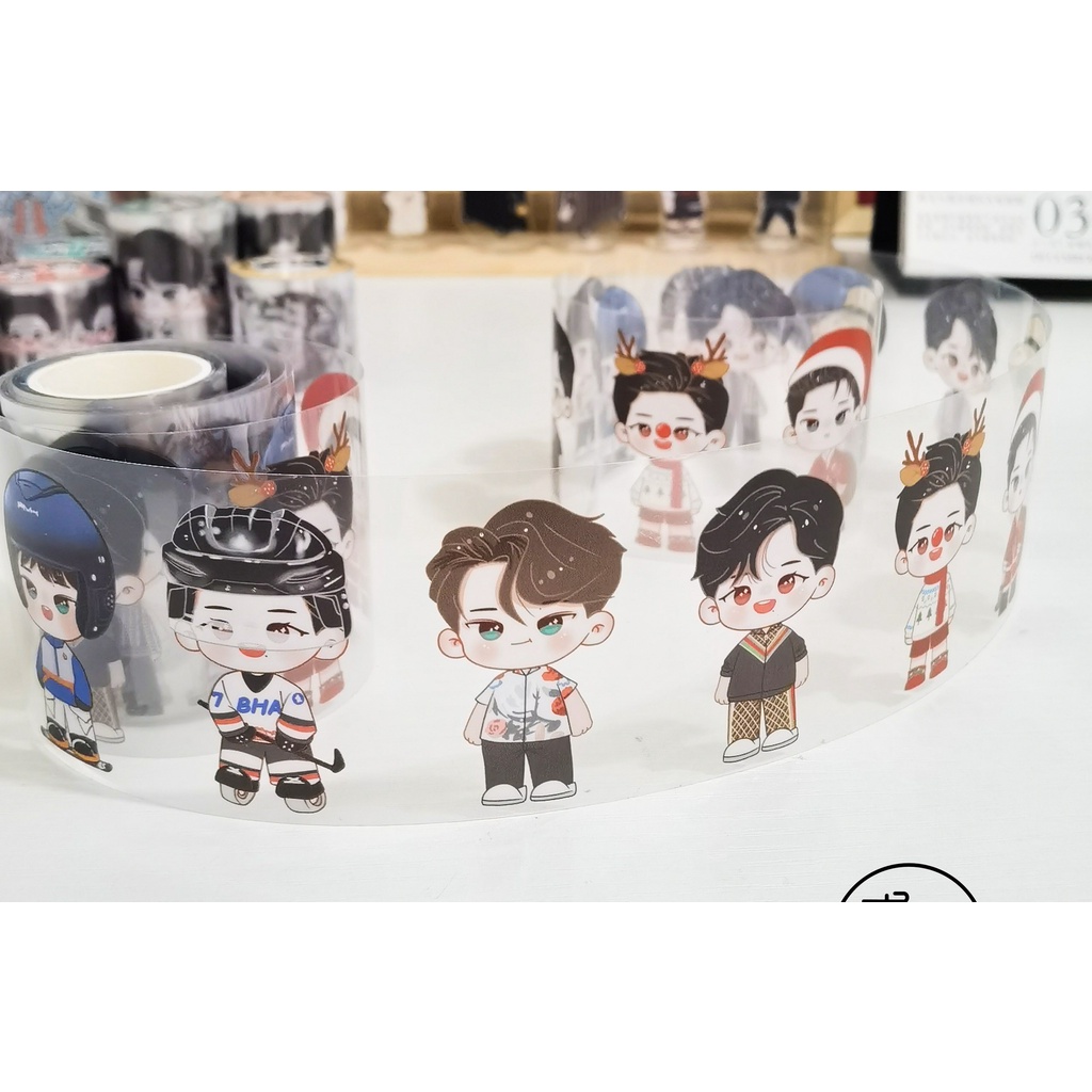 WASHI HÌNH BJYX BÁC QUÂN NHẤT TIÊU - STICKER HÌNH TIÊU CHIẾN, VƯƠNG NHẤT BÁC TRẦN TÌNH LỆNH