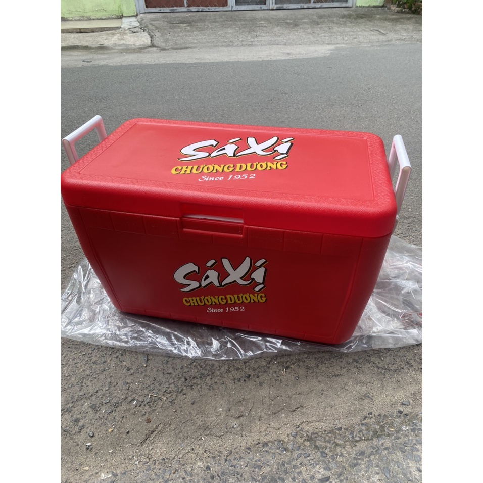 THÙNG ĐÁ Xá Xị 45 LÍT HÀNG MỚI CHƯA XÉ TEM