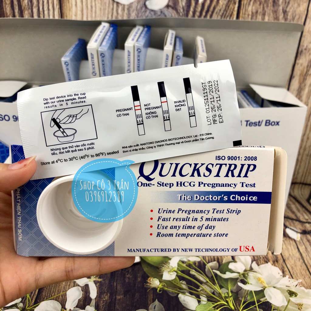 6 Que Thử Thai QuickStrip - Que Trường Phát