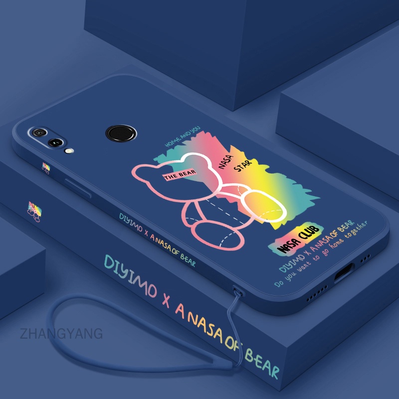 Ốp Điện Thoại TPU Silicon Thẳng Viền Dọc Kèm Dây Đeo Cho Redmi 8 Redmi 8a note 7 7 6 6a
