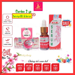 Combo dưỡng trắng da ngăn ngừa mụn Hoa Đào hiệu quả