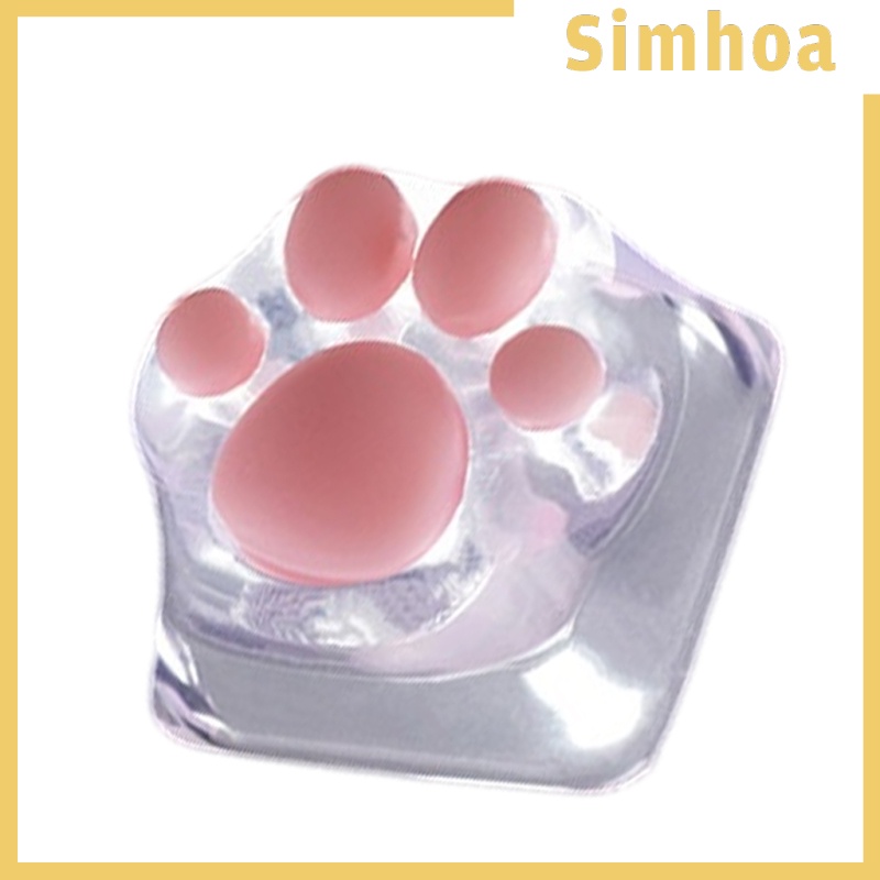 [SIMHOA] Transparent Gaming Key Caps Cat Paw Keycaps Machinery Keyboard keycaps Base