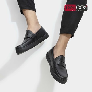 Giày Lười Dincox Da Bò LC02 Black Dincox
