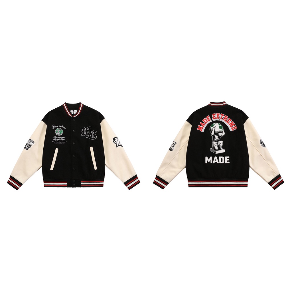 Áo khoác Made Extreme The Earth BKA Varsity Jackets