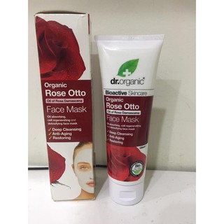 Mặt Nạ Hoa Hồng- DR ORGANIC Rose Otto Face Mask - Có bill