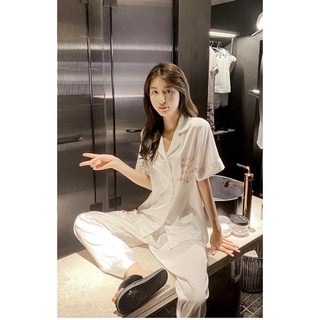 PIJAMA CỘC DÀI CON ONG 🐝 LỤA CAO CẤP QUẢNG CHÂU