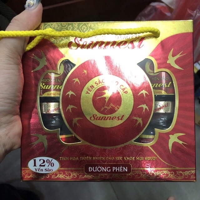 HỘP 6 HỦ NƯỚC YẾN SÀO SUNNETE ĐƯỜNG PHÈN | BigBuy360 - bigbuy360.vn