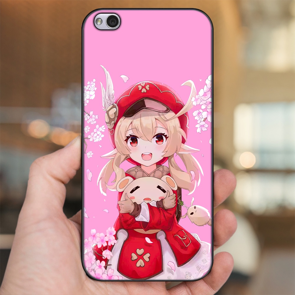 Ốp lưng Xiaomi Redmi 5A viền đen in hình Klee Genshin Impact