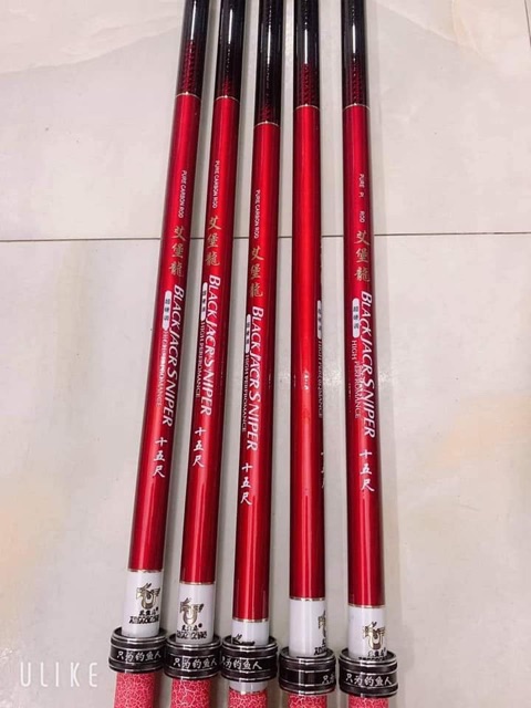 cần câu tay dài 6m3 - 5H nhẫn spiralx cần siêu đẹp siêu bền y hình