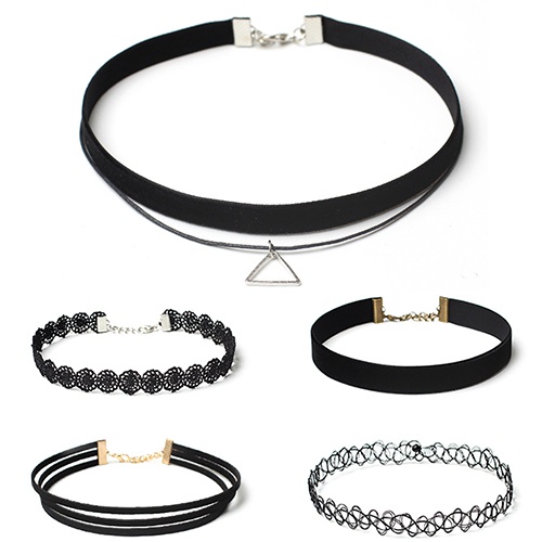 Set 6 Vòng Cổ Choker Cá Tính Cho Nữ