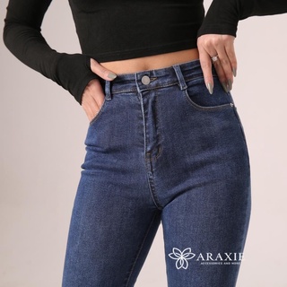 Quần Jean nữ ống loe Araxie quần bò ống loe cạp cao siêu nâng mông kéo dài chân co giãn 4 chiều T83.02-LY511 -CS6