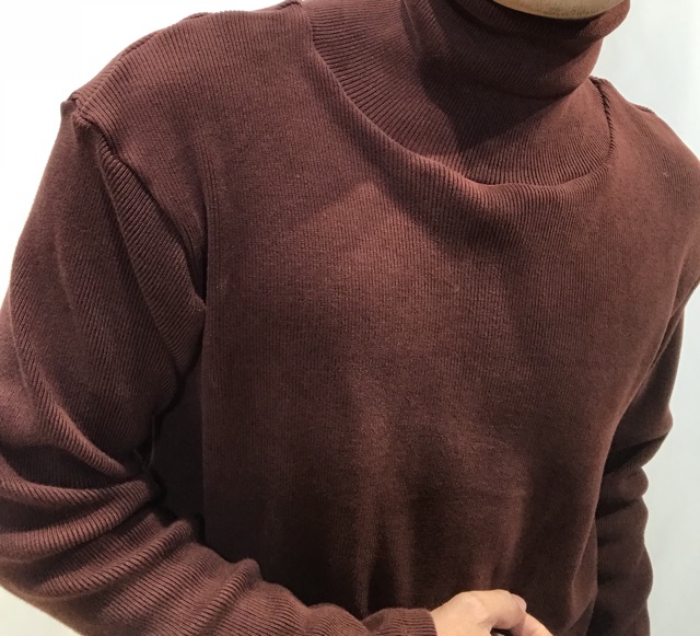 Áo len nam cao cấp màu socola ,chất dày và nặng 800g