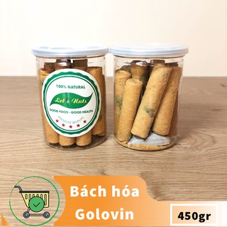 Bánh ống ngò nhân bơ đậu phông ăn vặt thơm ngon Golovinshop