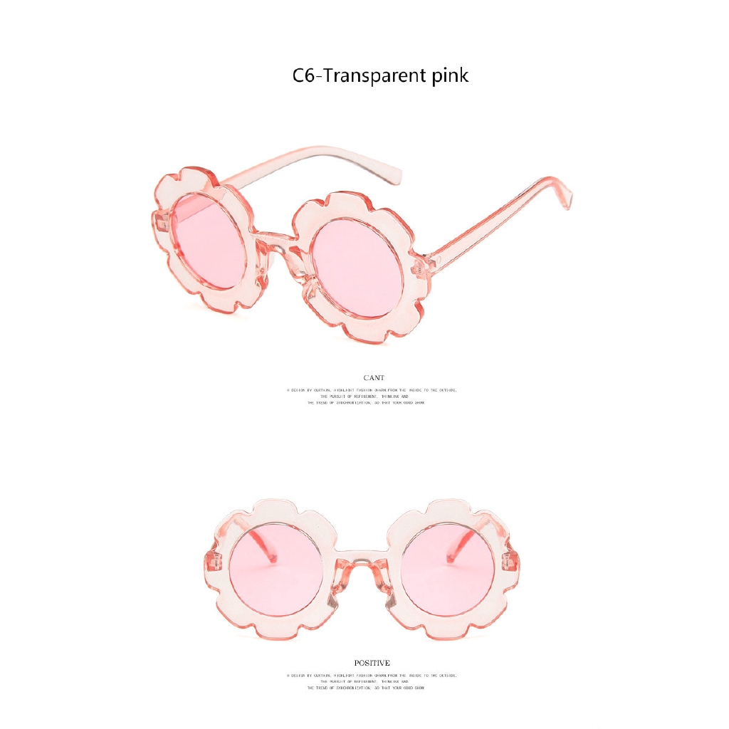 Mắt kính thiết kế hình mặt trời dễ thương thời trang cho bé gái | BigBuy360 - bigbuy360.vn