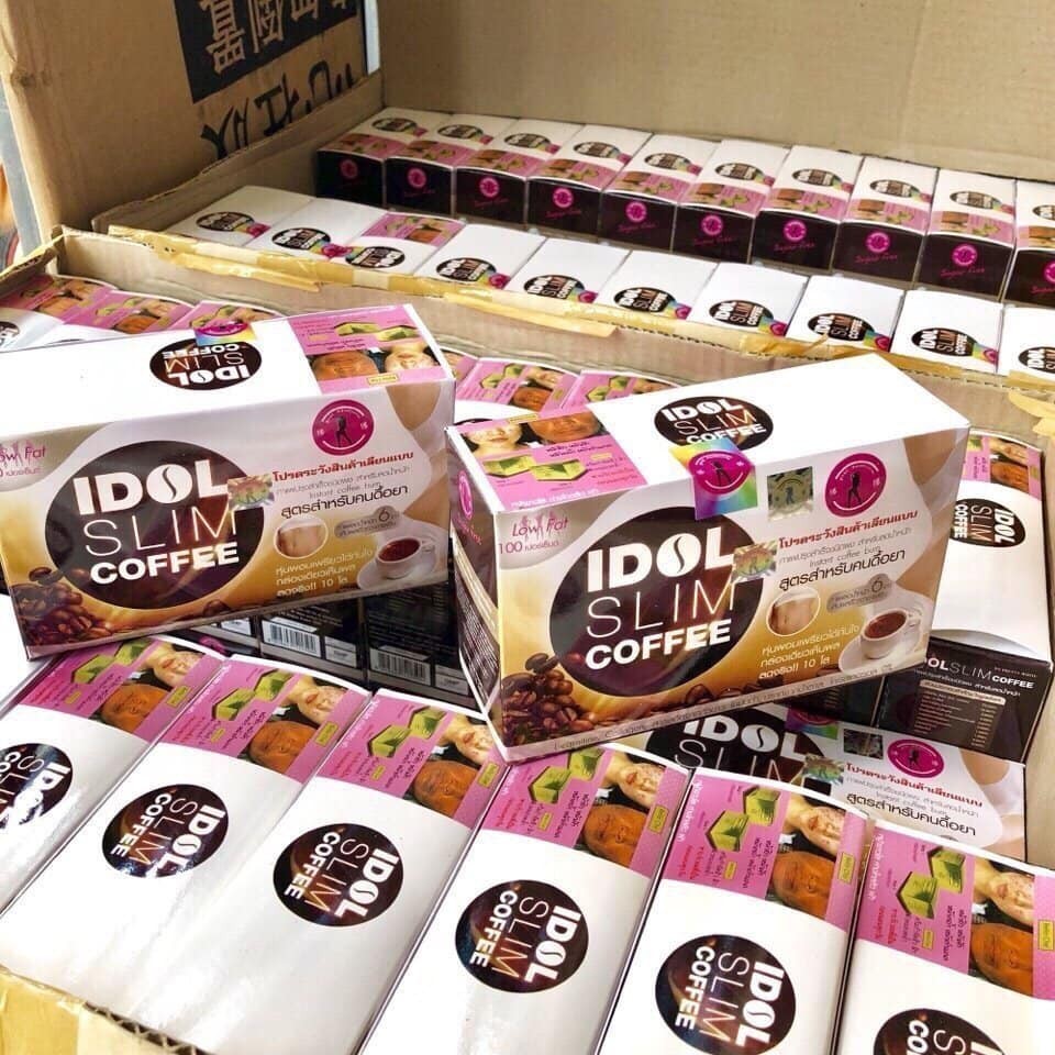 1 hop Cà phê giảm cân Idol Slim Coffee Thái Lan.