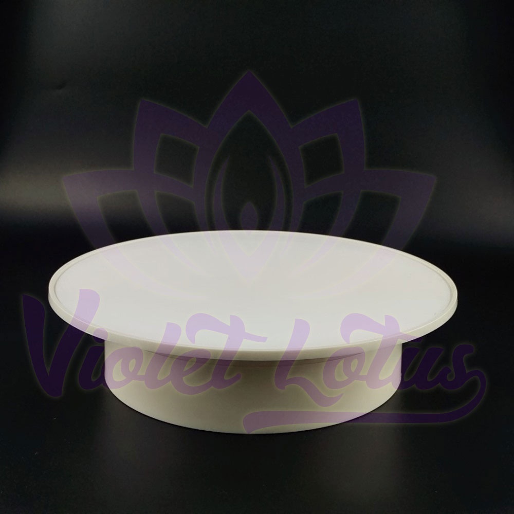 Bàn xoay Đế xoay trưng bày sản phẩm xoay 360 độ trái phải size 20cm sạc pin pin tiểu điện 220v