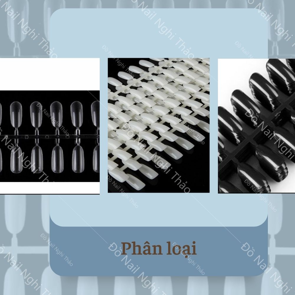 Móng bẻ tròn luyện vẽ set 120 móng