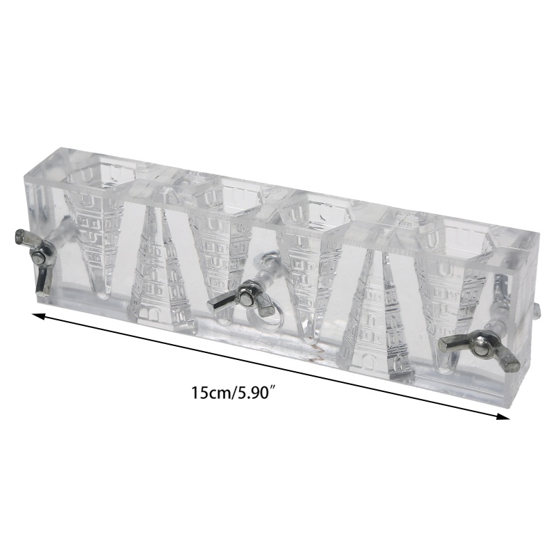Khuôn Làm Nhang Trầm 6 Ngăn Trong Suốt Bằng Acrylic