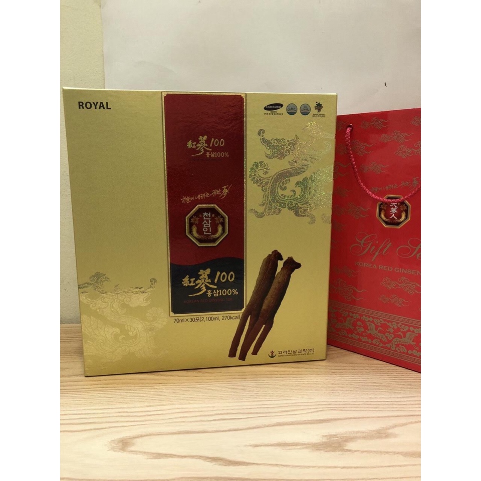 Nước Hồng Sâm Nguyên Chất 100% BIO