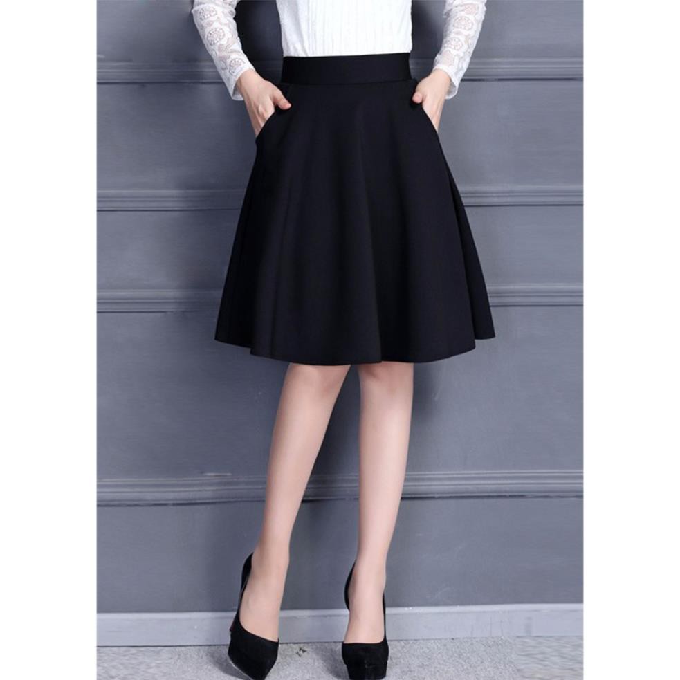 Chân Váy Xòe Có Túi Cv9278 Đen | BigBuy360 - bigbuy360.vn