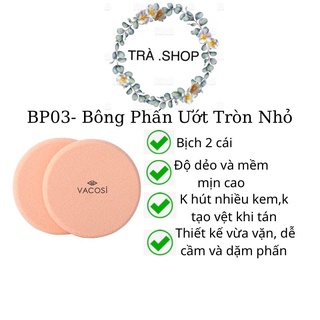 Bp03 - bông phấn ướt tròn nhỏ