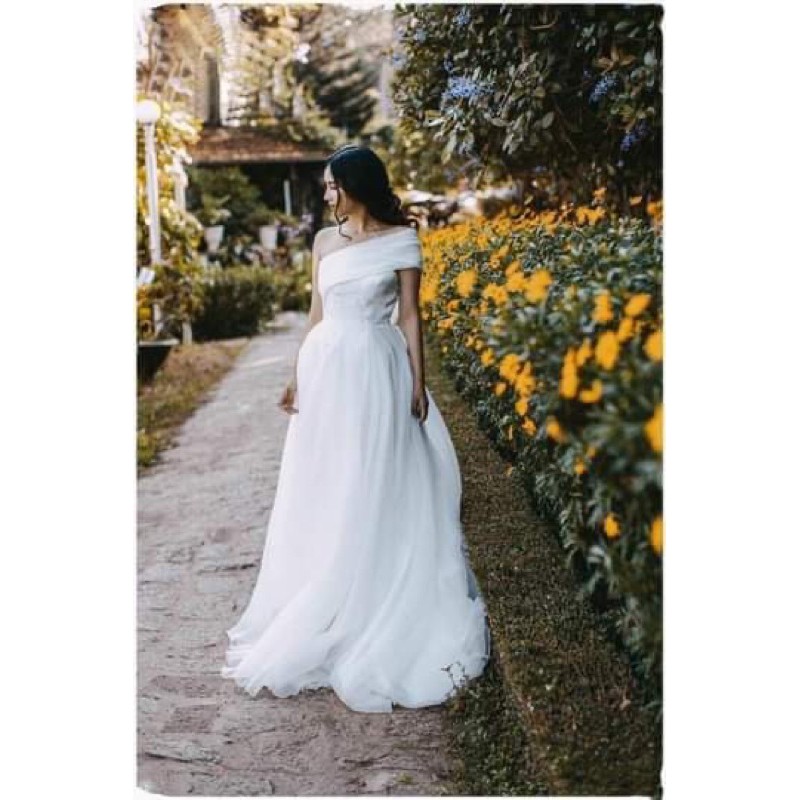 Đầm maxi dự tiệc dạ hội xẻ đùi mặc dc 3 kiểu TRIPBLE T DRESS - size M/L - MS214V