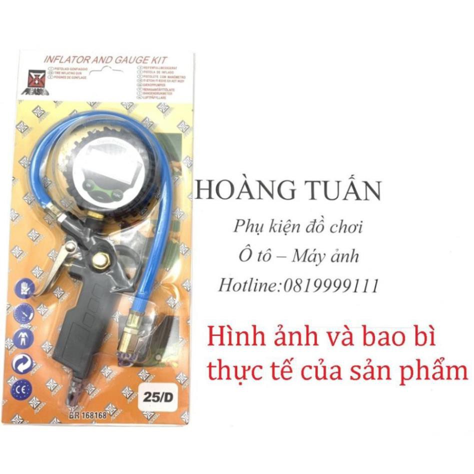 Siêu giảm giá Đồng hồ ĐIỆN TỬ DÂY BƠM LỐP thông minh đo áp suất lốp ô tô xe máy áp kế thế hệ mới loại 1