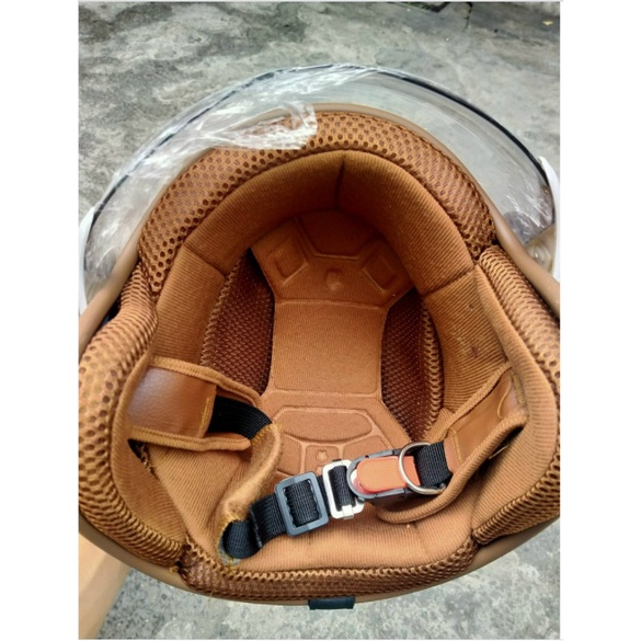 Mũ Bảo Hiểm 3/4 Đầu Có Kính Bảo Vệ - chuyên phượt