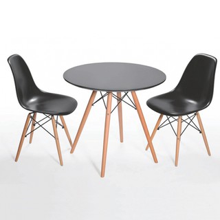 Combo bộ Bàn và ghế Eames (1 bàn Eames +1 ghế nhựa Eames)