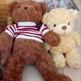 Gấu bông nâu gấu bông vàng