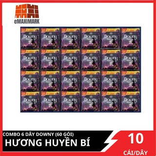 COMBO 6 dây Nước xả vải Downy Huyền bí 10 gói x6