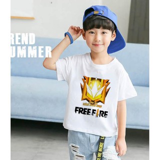 SALE- Áo Thun Free Fire Trẻ Em Đủ Size Từ 5kg - 25kg - áo FF chất
