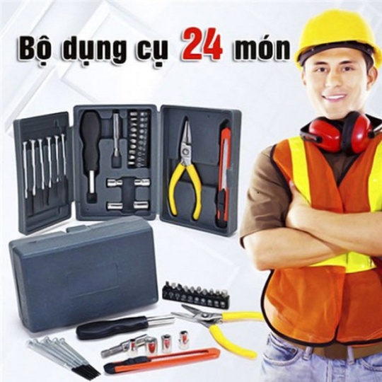 [FREESHIP] BỘ DỤNG CỤ SỬA CHỮA 24 MÓN ĐA NĂNG