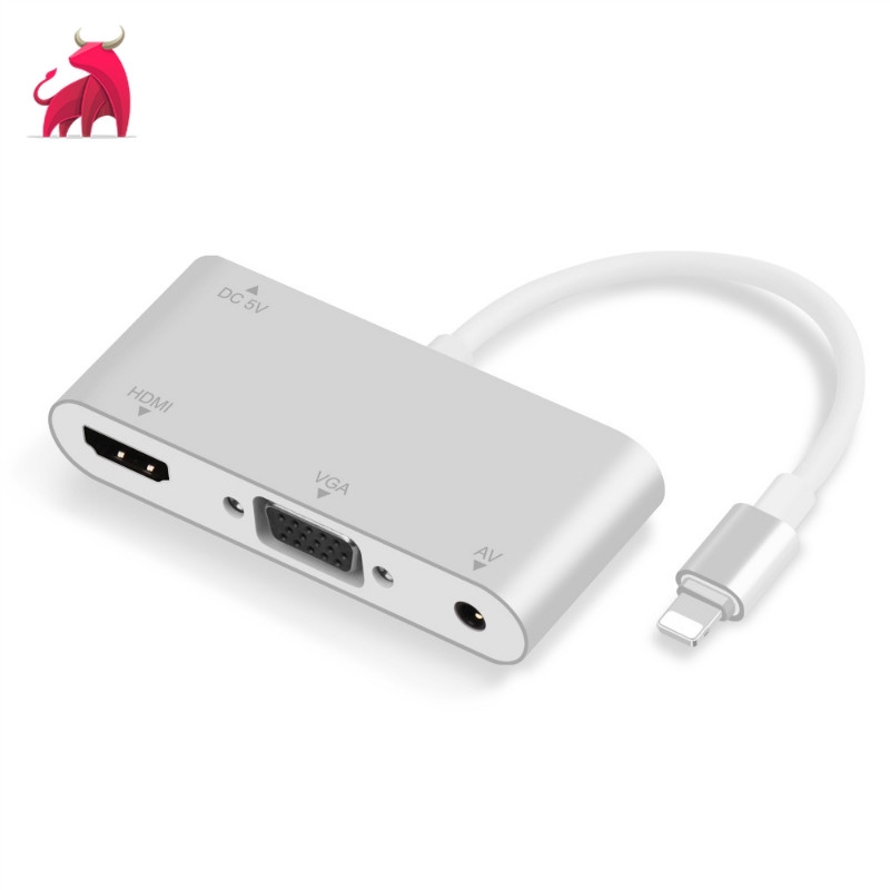 Đầu Chuyển Đổi Lightning Sang Hdmi Vga Cho Apple Với Cổng Lightning Sang Hdmi Vga