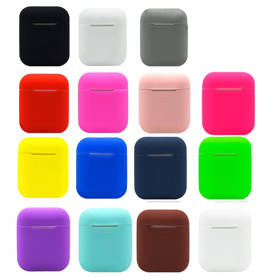 Vỏ bảo vệ bằng silicon của Airpods / I12 TWS / earphone sạc, thiết kế nhỏ gọn / nhiều màu sắc tùy chọn