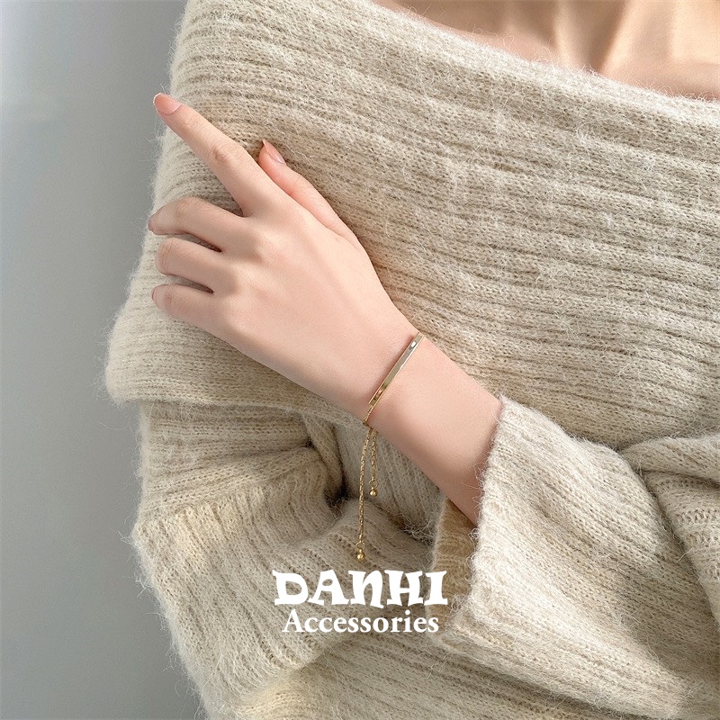 Lắc tay, vòng tay nữ dây rút Rena Bracelet gold Danhi.accessories