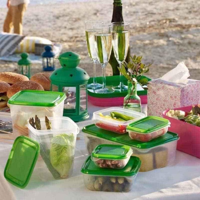 Set hộp đựng thức ăn ikea