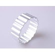 Bộ 3 cái khuôn Ring dợn sóng, làm bánh Pateso bằng inox