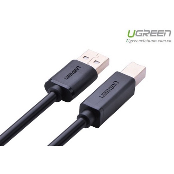 Cáp USB máy in dài  5m Ugreen 10352 chống nhiễu mạ vàng chính hãng  - Phân Phối Chính Hãng