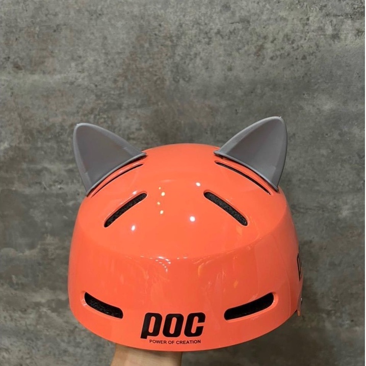 Mũ bảo hiểm POC 05 tặng kèm tai mèo cute  POC Helmets