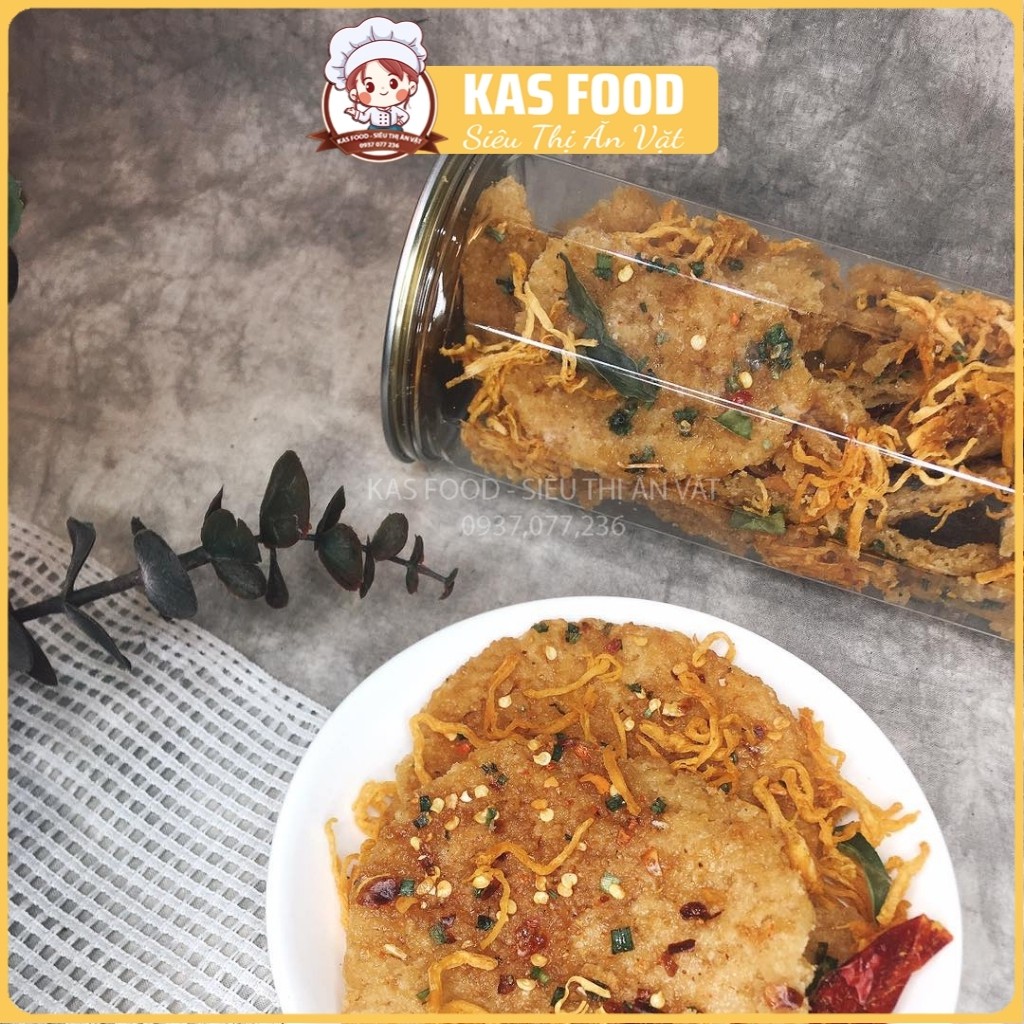 Cơm cháy chiên nước mắm lắc khô gà CCKG3/450 thơm ngon, giòn tan, loại dày 300/450g - Kas Food | BigBuy360 - bigbuy360.vn