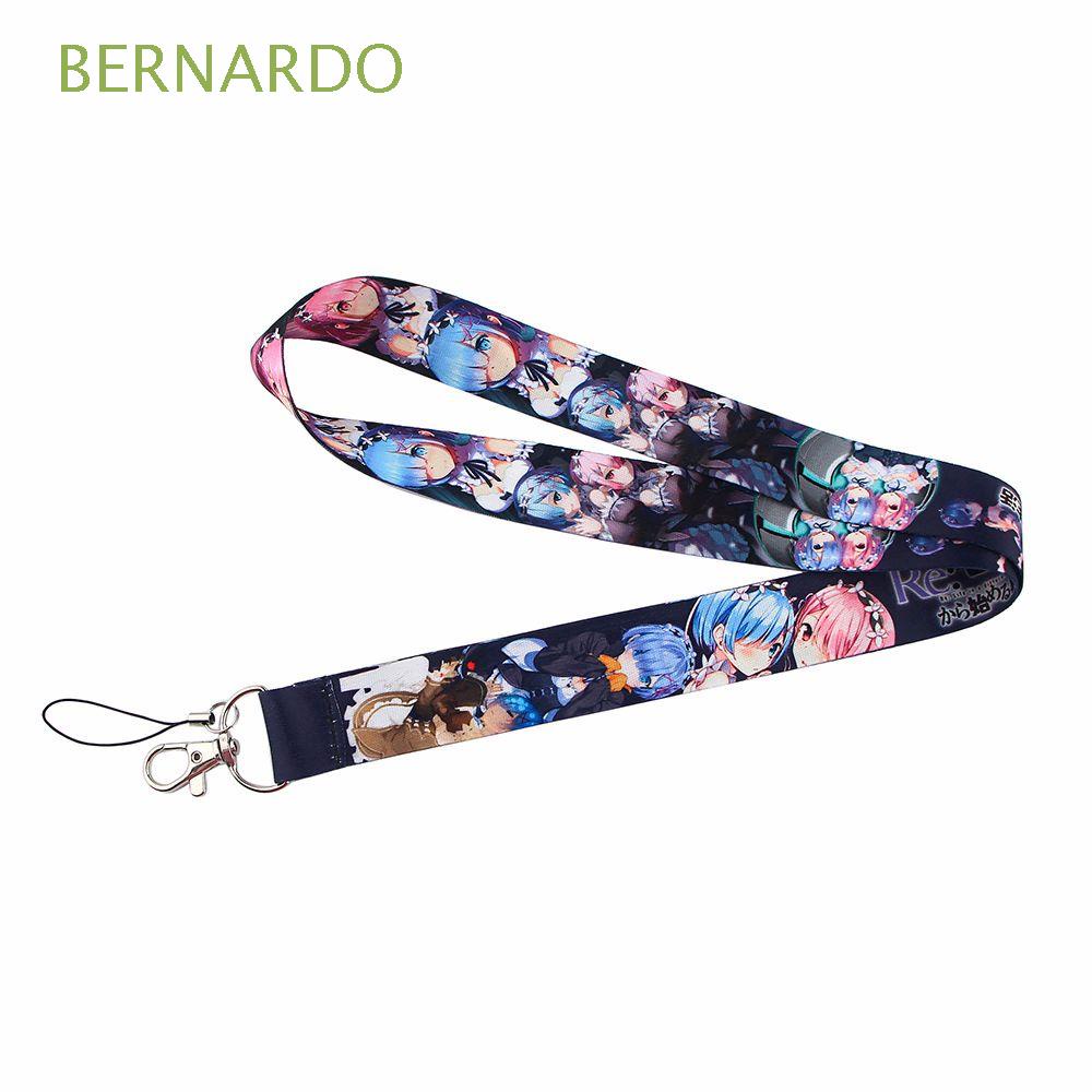 BERNARDO High Quality Re:Life In A Different World From Zero Cartoon Pendant Anime  Lanyards Mobile phone lanyard Mobile Phone Straps Webbing Hang Rope Anime characters Lanyards Keychain Cartoon Hang Rope/Multicolor