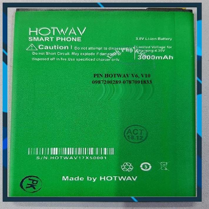 [BÁN CHẠY] PIN ĐIỆN THOẠI HOTWAV VENUS R3 , R6, R8 ZIN HÃNG