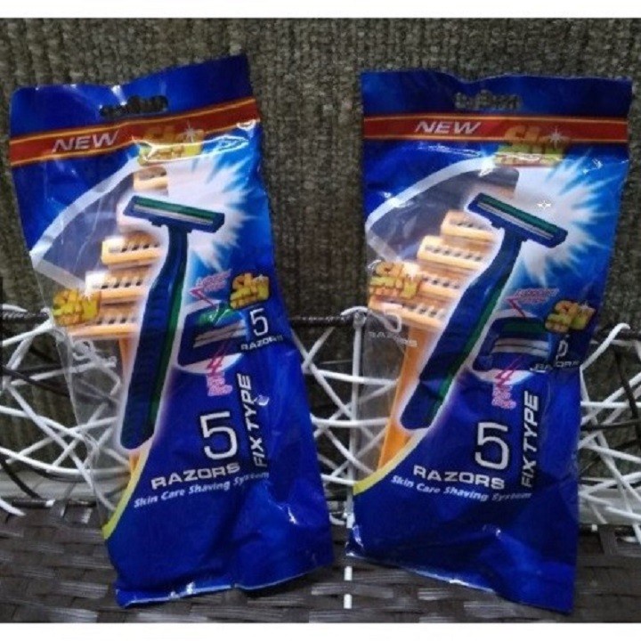 Dao cạo râu, Set 5 dao cạo râu 2 lưỡi Zazors Sắc và Bền siêu tiết kiệm