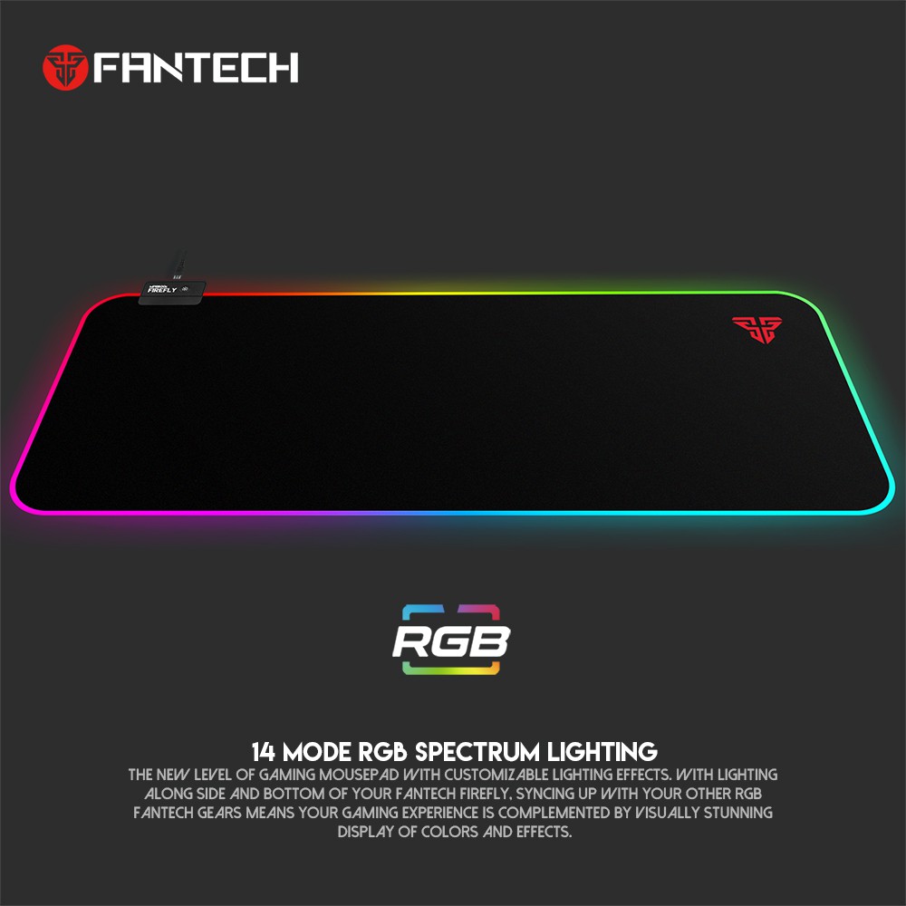 Đế lót di chuột đèn LED RGB 7 chế độ khác nhau Fantech MPR800s - Hãng Phân Phối Chính Thức