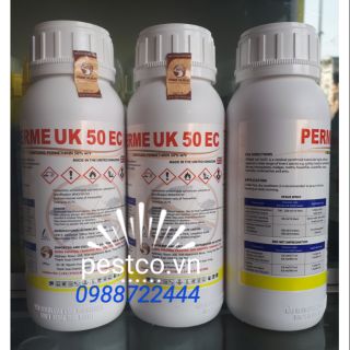 Hóa chất diệt muỗi Perme UK chai 500ml
