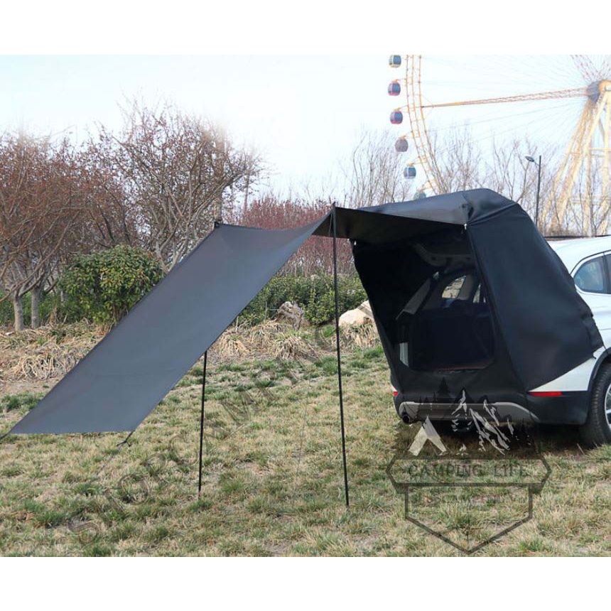 Lều gắn cốp xe hơi, lều che nắng gắn đuôi xe dành cho cắm trại dã ngoại - Camping VietNam